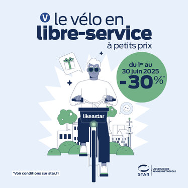 Le vélo en libre-service à petits prix !